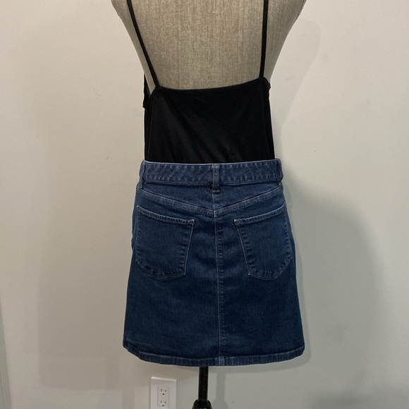 Ann Taylor Blue Jean Skirt Size 6 - Picture 4 of 12